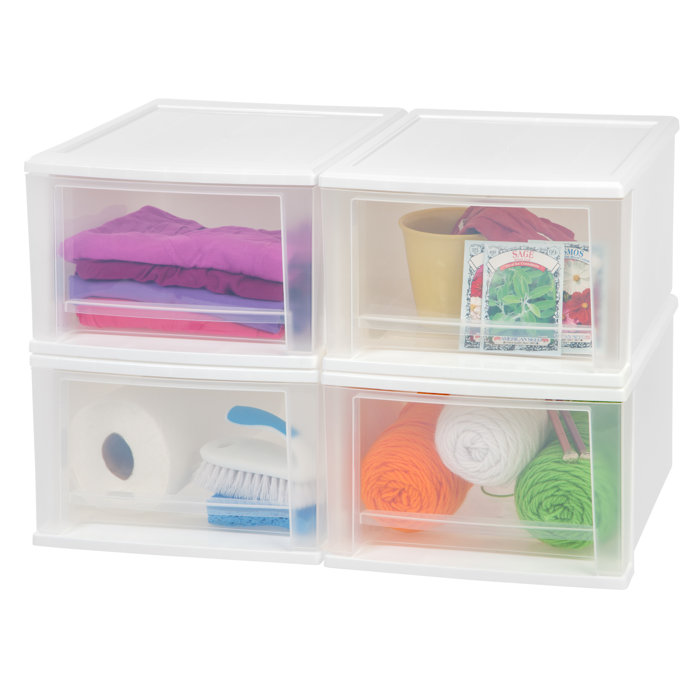 Wayfair Basics Stackable Storage Drawers Reviews Wayfair Ca