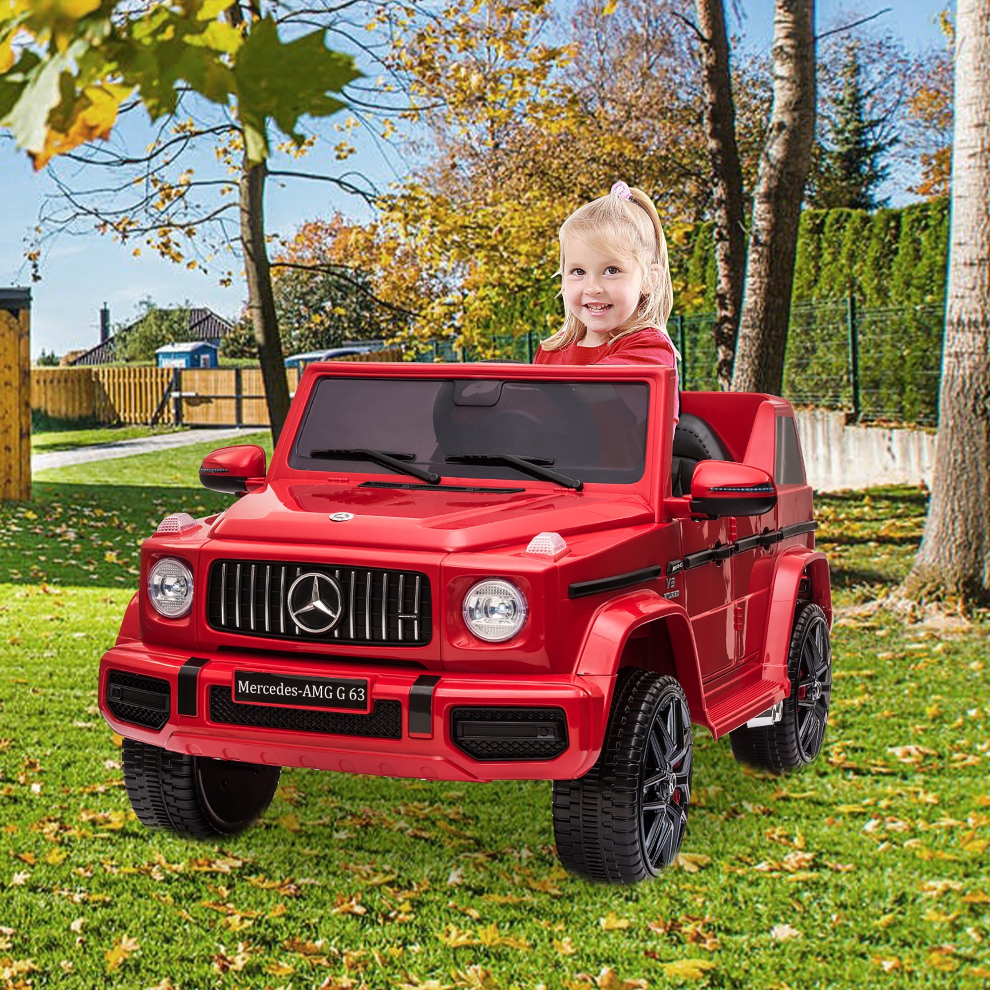 Licensed Mercedes Benz AMG G63 Ride on Car Vehicle Toy Gift for Kids w/ Music US 