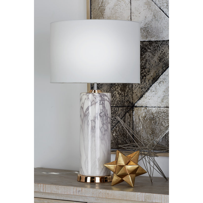 wayfair silver table lamps