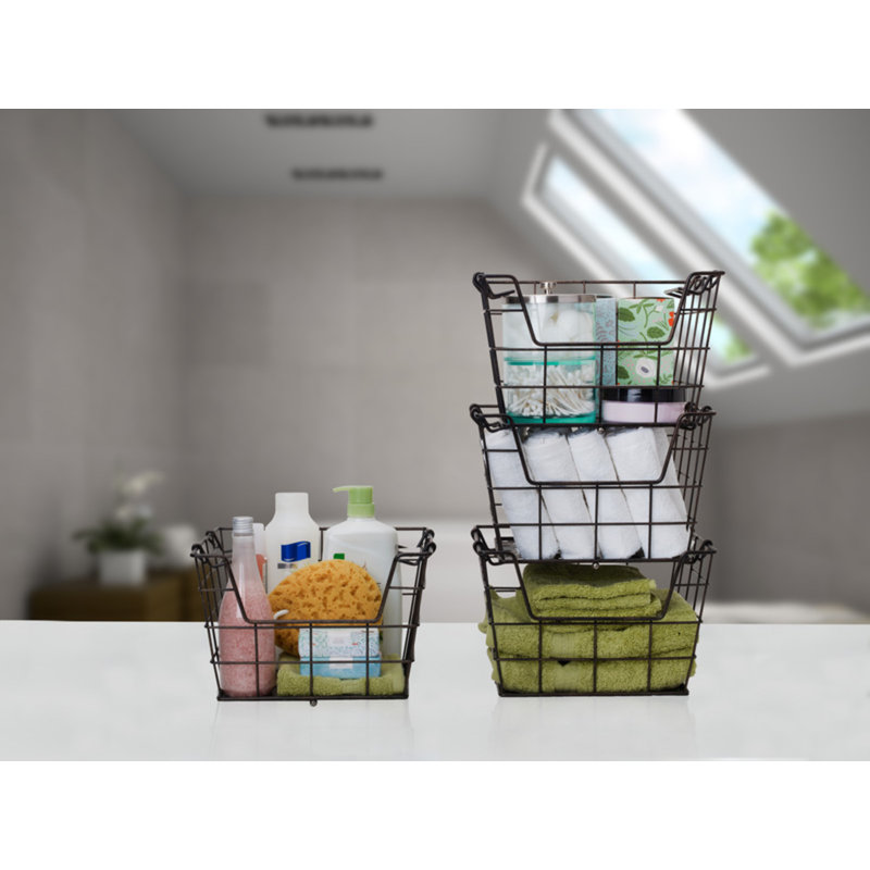 4 tier childrens basket storage unit