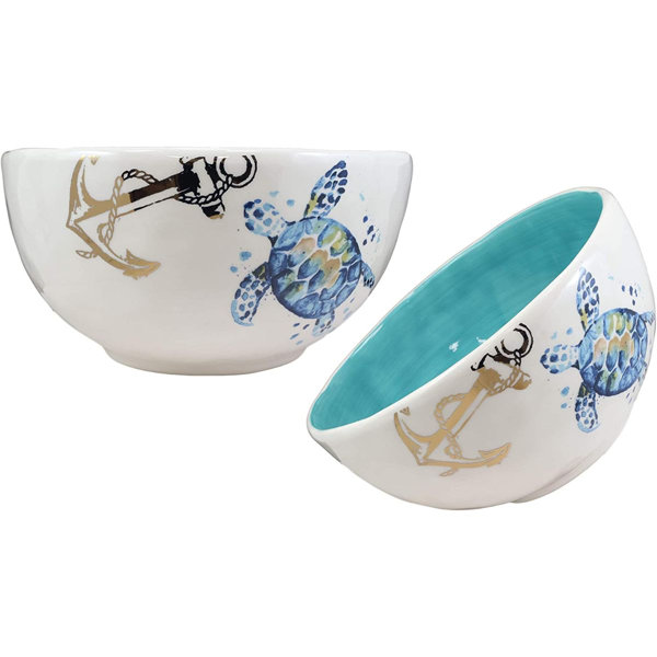 Longshore Tides Ebros Nautical Marine Coastal Blue And ...