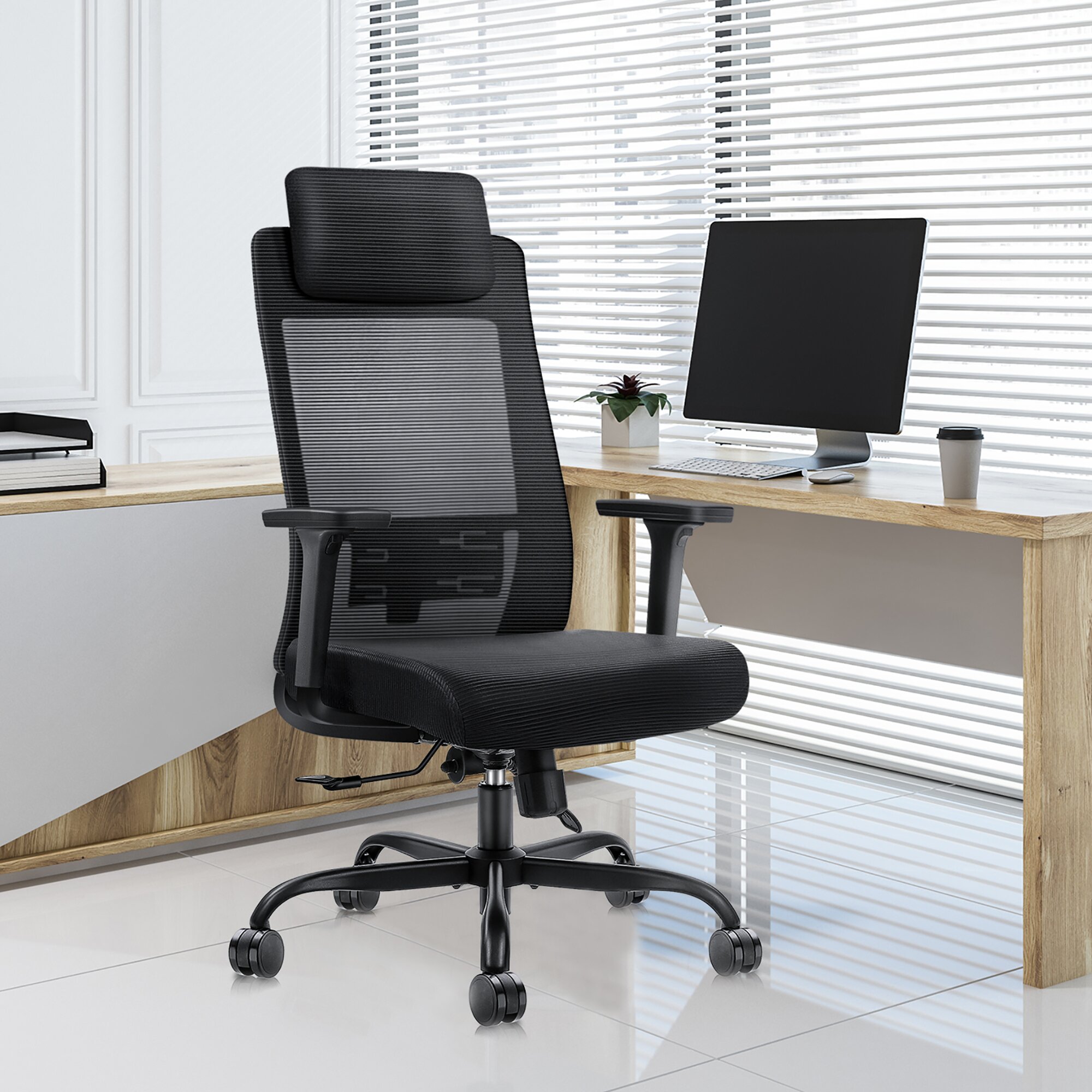 ergonomic mesh executive chair inbox zero