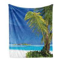 Havana Beach Sunny Tropics Mountains Rocks and Coconut Palm Trees Dark Green Pale Brown Cozy Plush for Indoor and Outdoor Use 60 x 80 Ambesonne Ocean Soft Flannel Fleece Throw Blanket Havana Beach Sunny Tropics Mountains Rocks and Coconut Palm Trees Dark Green Pale Brown Cozy Plush for Indoor and Outdoor Use 60 x 80 Ambesonne Ocean Soft Flannel Fleece Throw Blanket