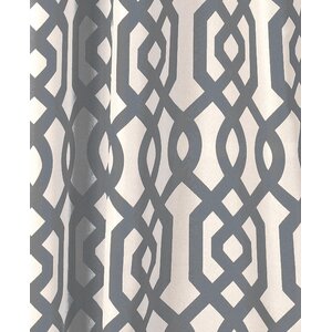 Islip Geometric Blackout Grommet Single Curtain Panel