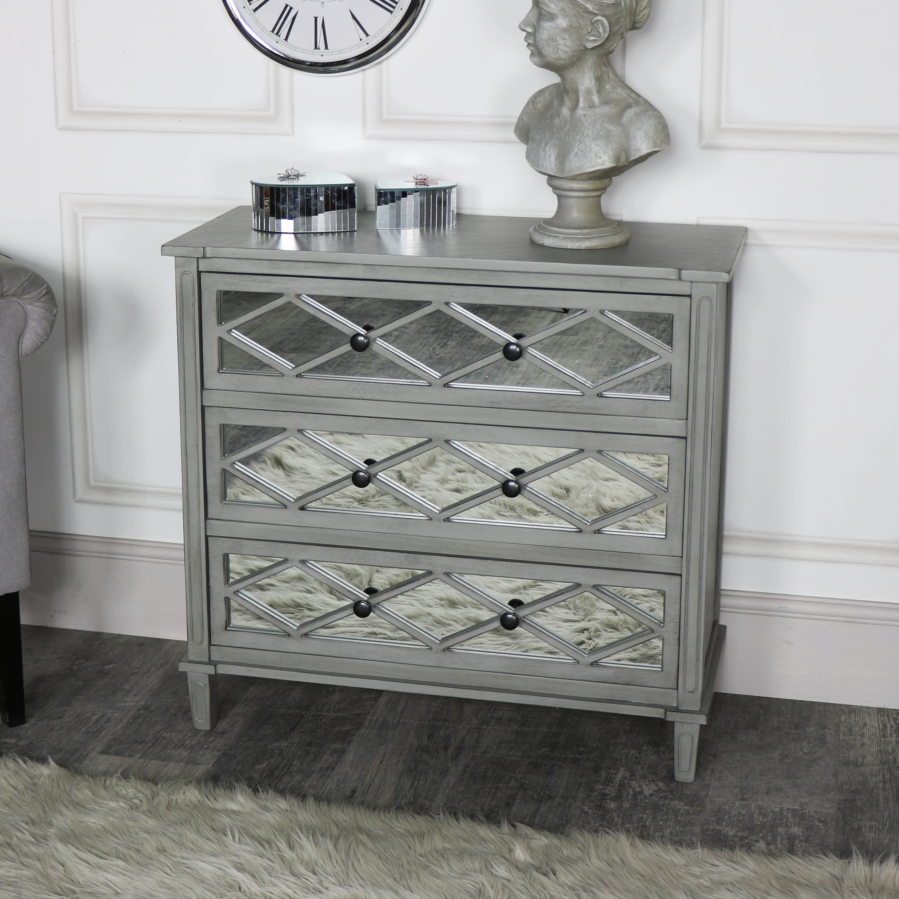 Canora Grey Harlan 3 Drawer Chest Wayfair Co Uk