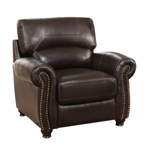 Boley Leather Club Chair by Fleur De Lis Living Modern