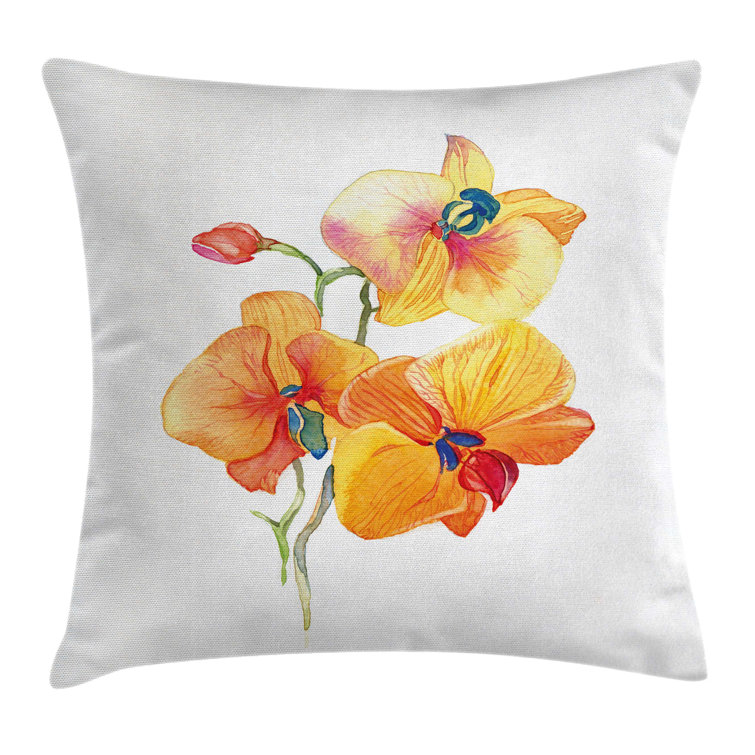 orchid throw pillows