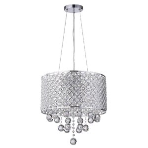 4-Light Crystal Chandelier