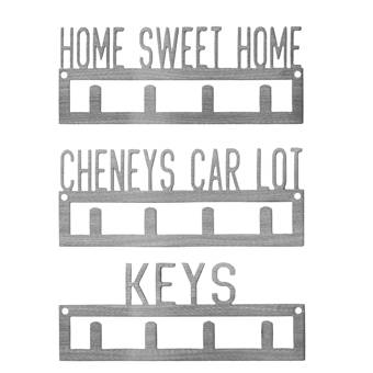 4 Wooden Shoes 11 X 5 X 0 63 Personalized Family Key Hooks Wayfair