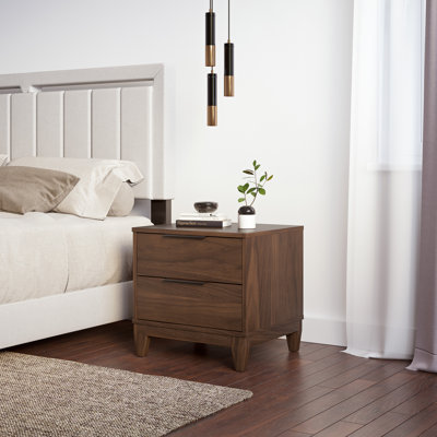Boyd Sleep Mackay Modern Double Drawer Nightstand