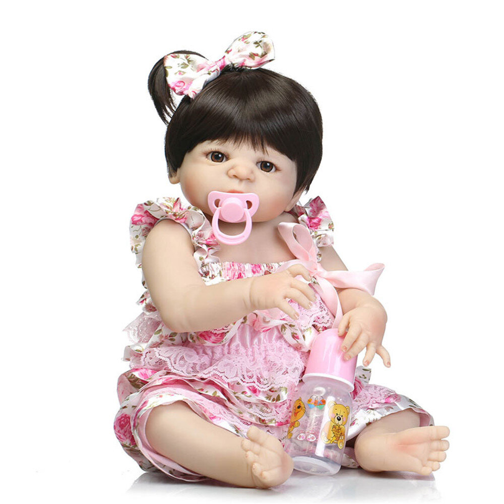 Reborn Baby Dolls Infant Handmade Doll Soft Eco-friendly Vinyl Silicone Lifelike 