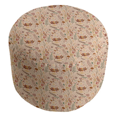 Festive Hol Autumn Foliage Pouf