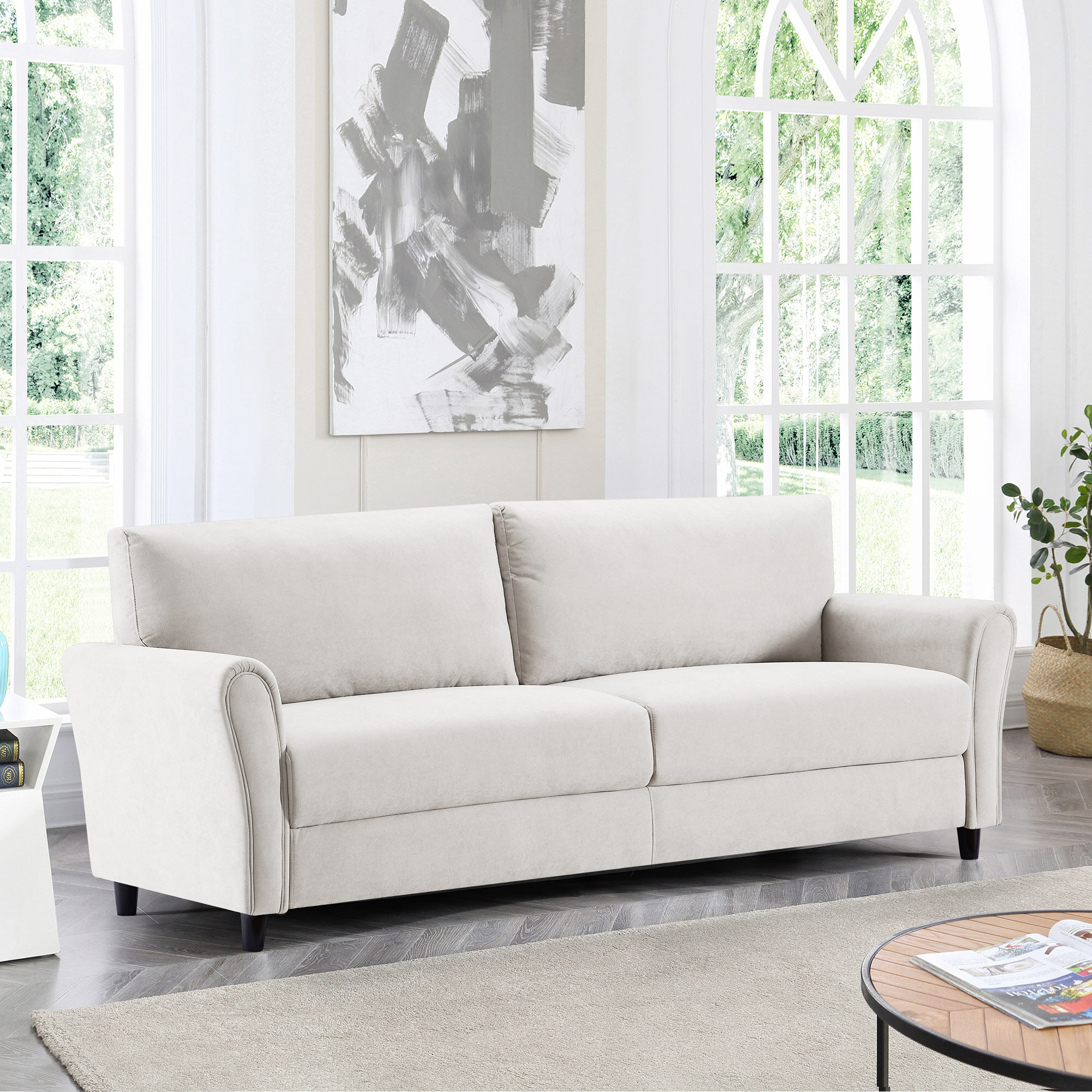 Rosdorf Park Attardo 83.46'' Upholstered Sofa & Reviews | Wayfair