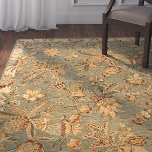 Lanesborough Hand-Tufted Blue/Beige Area Rug