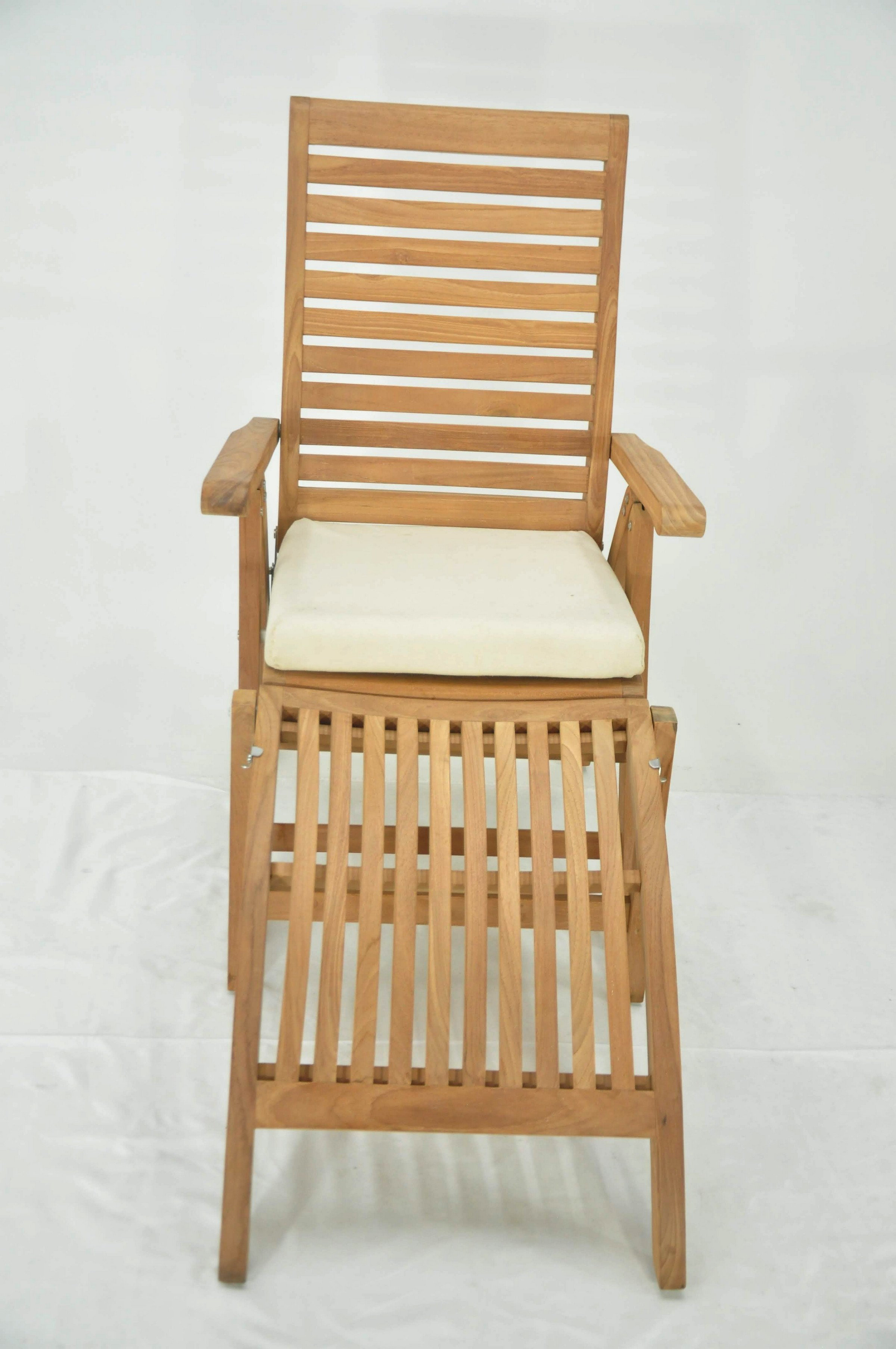 ashley chaise lounge chairs indoors on Teak Smith Ashley Folding Teak Patio Dining Chair Wayfair