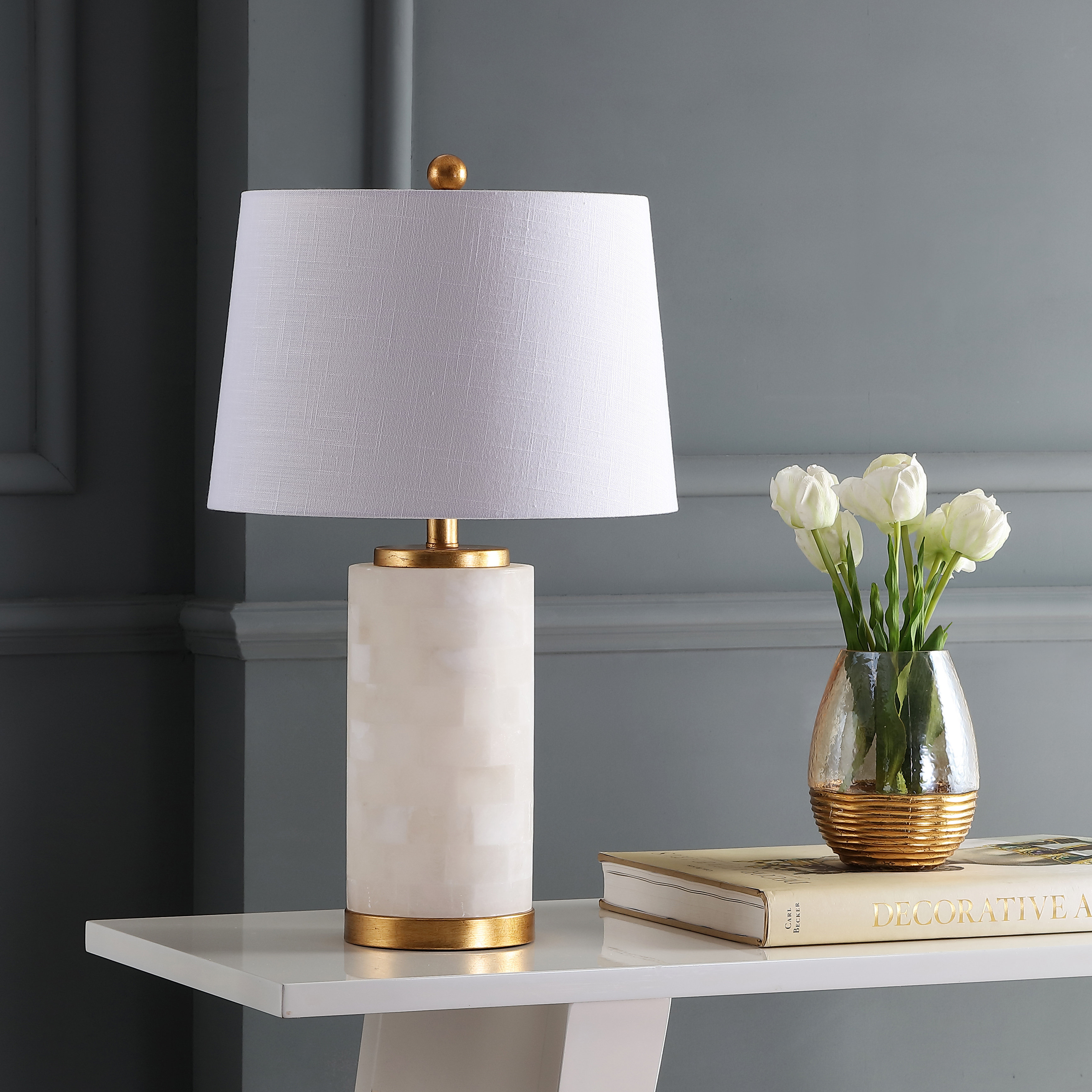 Mercer41 Potrero Alabaster 25 5 Table Lamp Wayfair