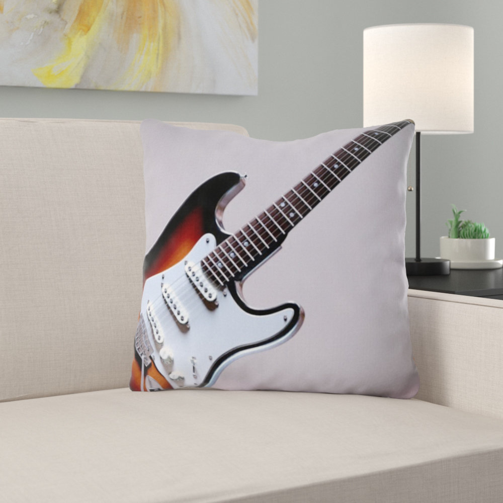 East Urban Home Guitar Throw Pillow Wayfair