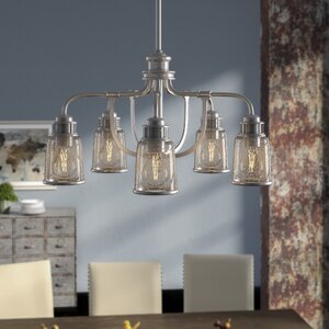 Laurenza Dinette 5-Light Candle-Style Chandelier