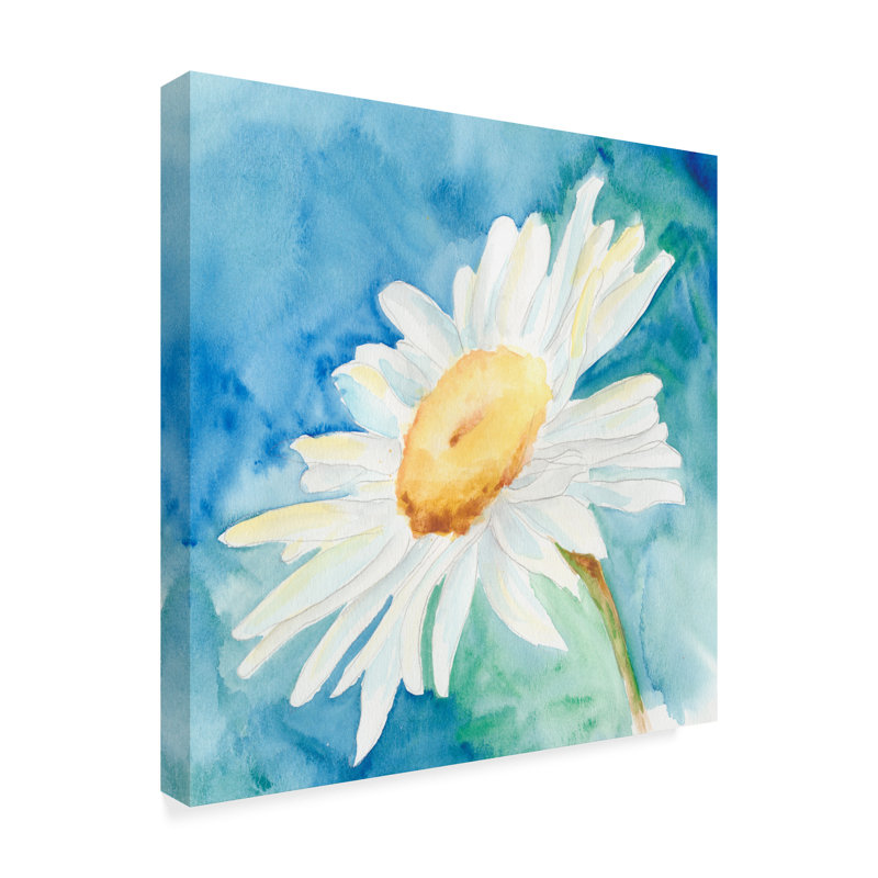 Ebern Designs Daisy Sunshine I Acrylic Painting Print On Wrapped