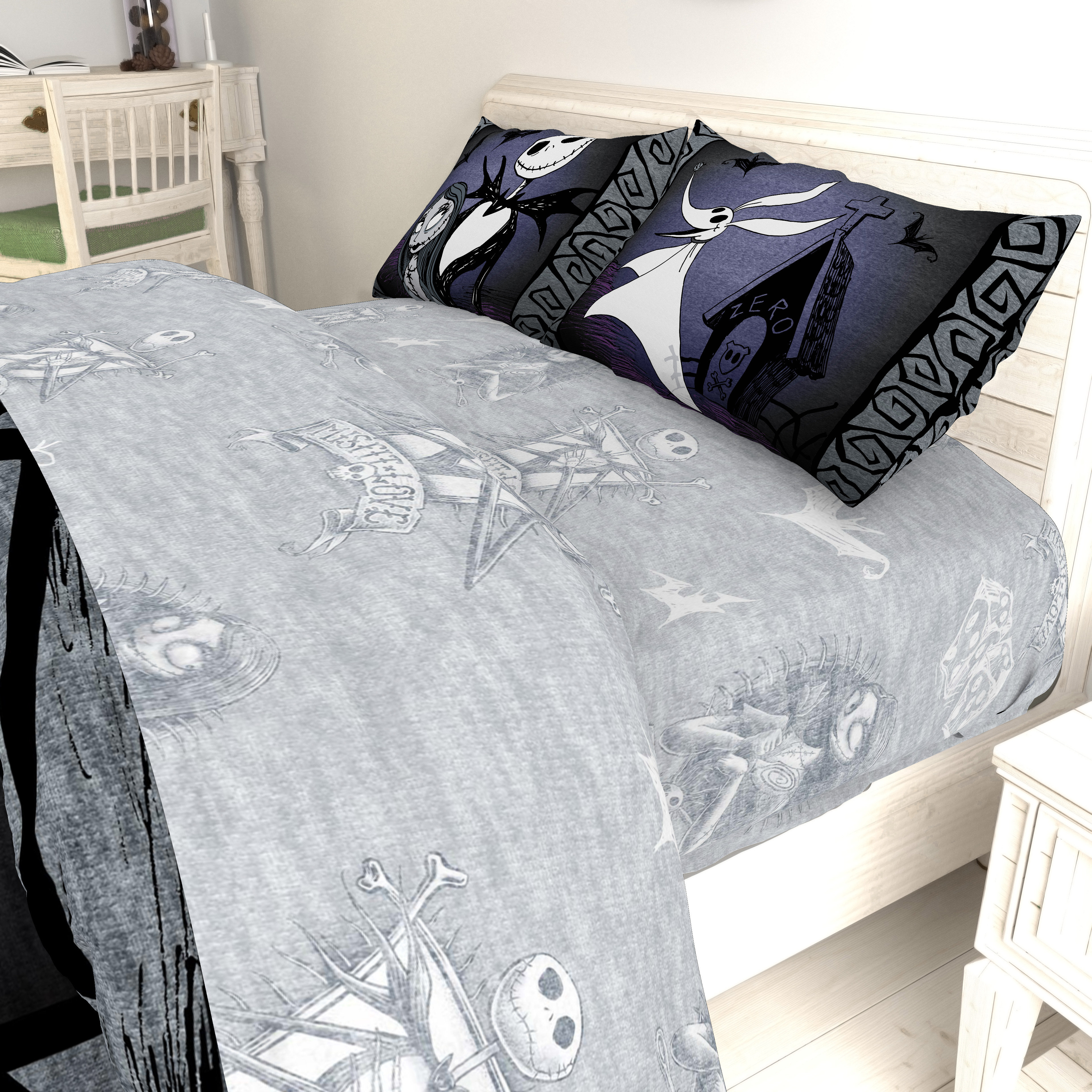 jack and sally bed sheets