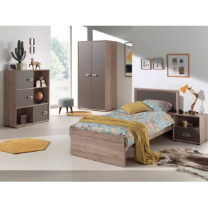 4-tlg. Schlafzimmer-Set Emma, 90 x 200 cm von Vi..