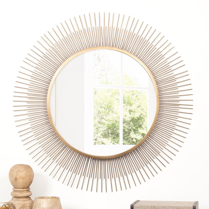accent wall mirror
