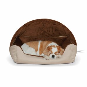 Thermo-Hooded Pet Bed