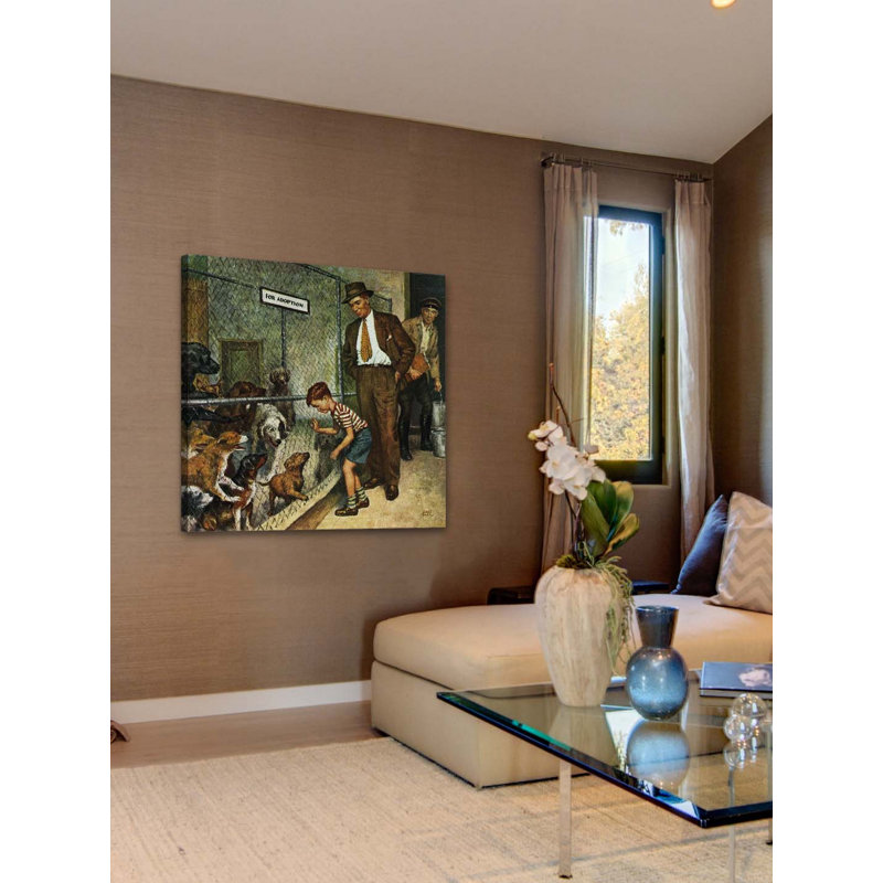 Marmont Hill Dog Pound By Amos Sewell Painting Print On Wrapped Canvas Wayfair