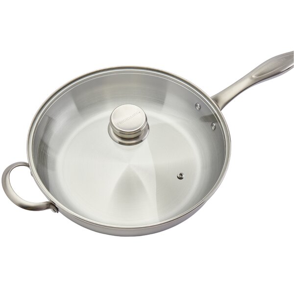 Frigidaire 12" Stainless Steel Frying Pan with Lid