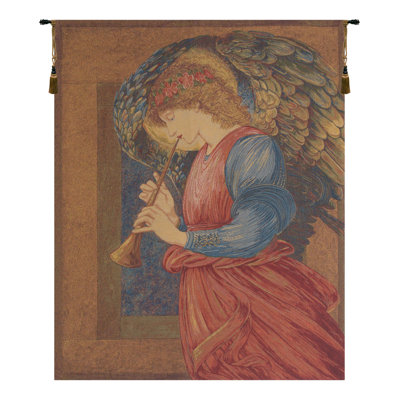 Flageolet Angel European Wall Hanging Charlotte Home Furnishings Size: 24