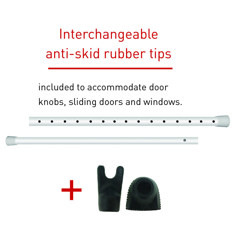 Security Man 2 In 1 Door Stopper Door Knob Jammier Sliding Door