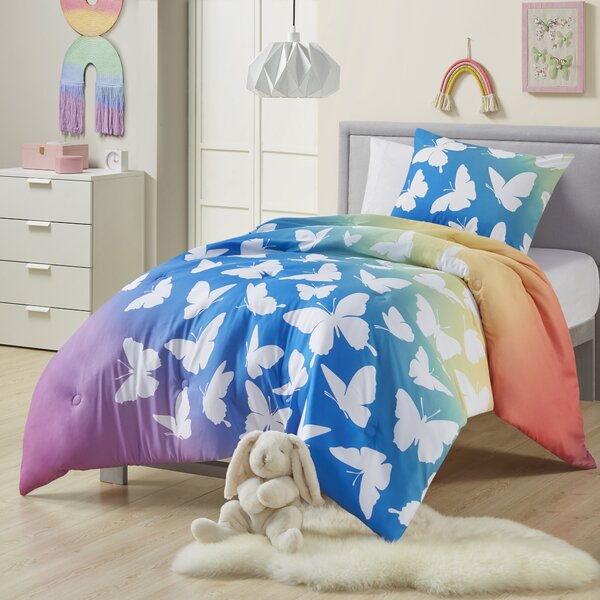 Sweet Jojo Designs 3pc Twin Sheet Set for Pink and Purple Butterfly Collection for sale online 