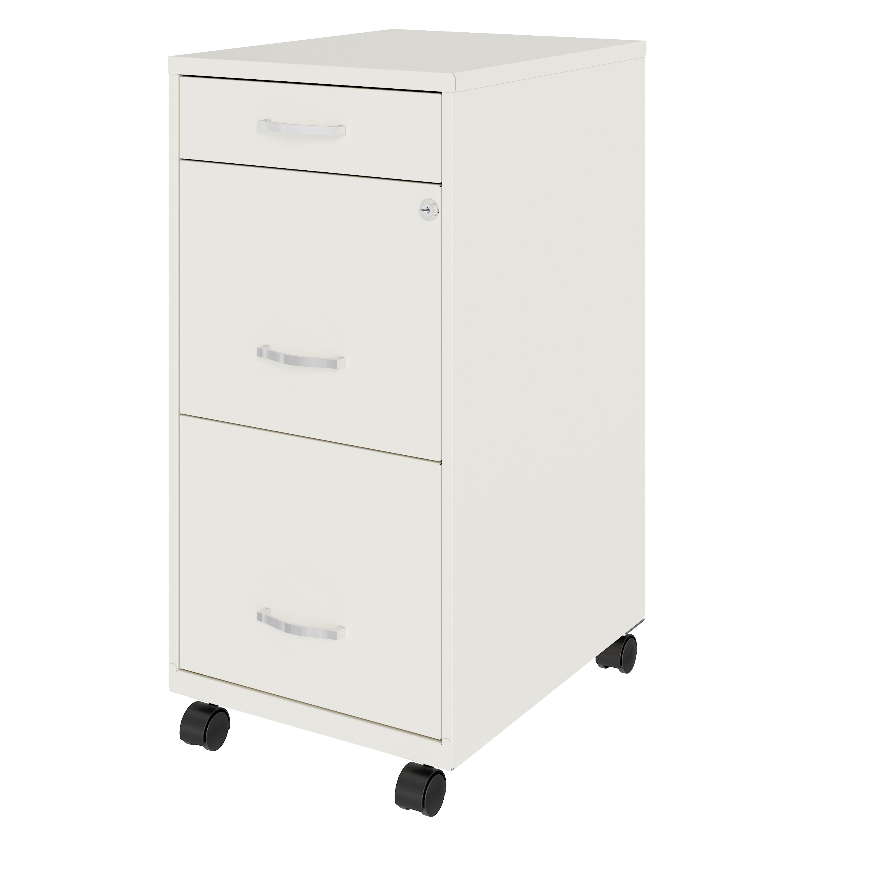 3 drawer vertical file cabinet white