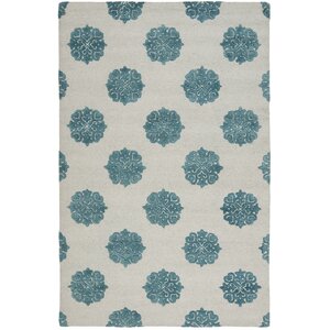 Soho Ivory/Blue Area Rug