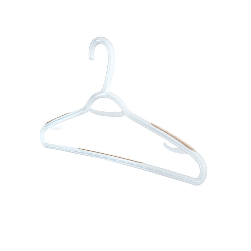 NeatFreak Non-Slip W Plastic Clothes Hanger