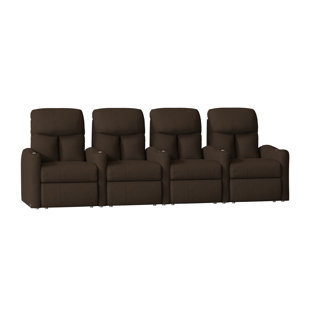 Home Theater Recliner (Row Of 4) by Latitude Run Cheap