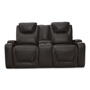 Leather Home Theater Loveseat By Latitude Run