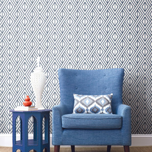 L And Stick Removable Wallpaper You Ll Love Wayfair Keomi Diamond Geometric 18 L X 20 5 W And Stick Wallpaper Roll