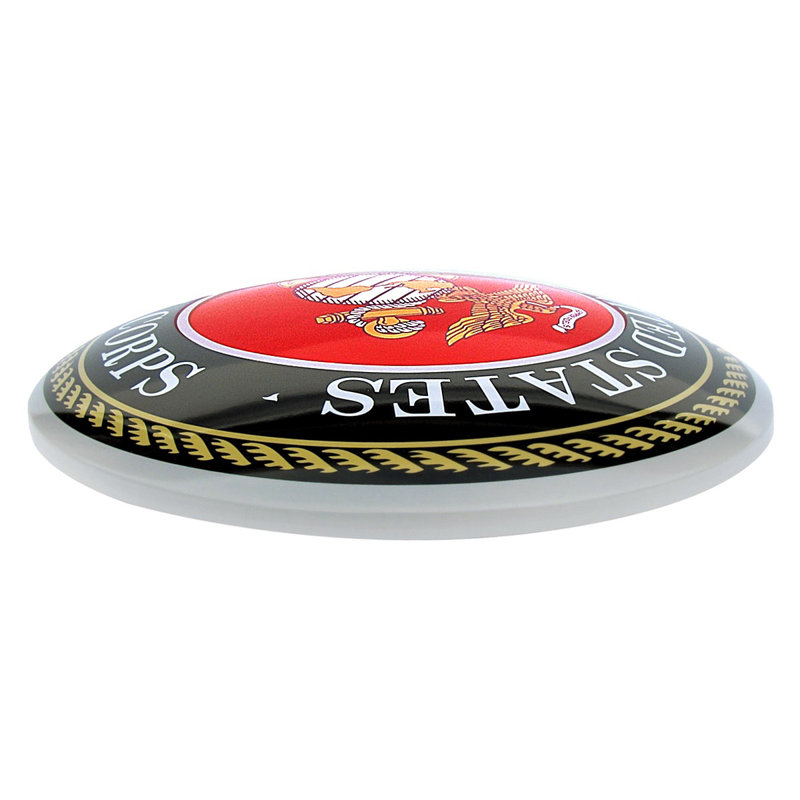 Winston Porter Us Marine Corps Metal Round Dome Usmc Emblem Home