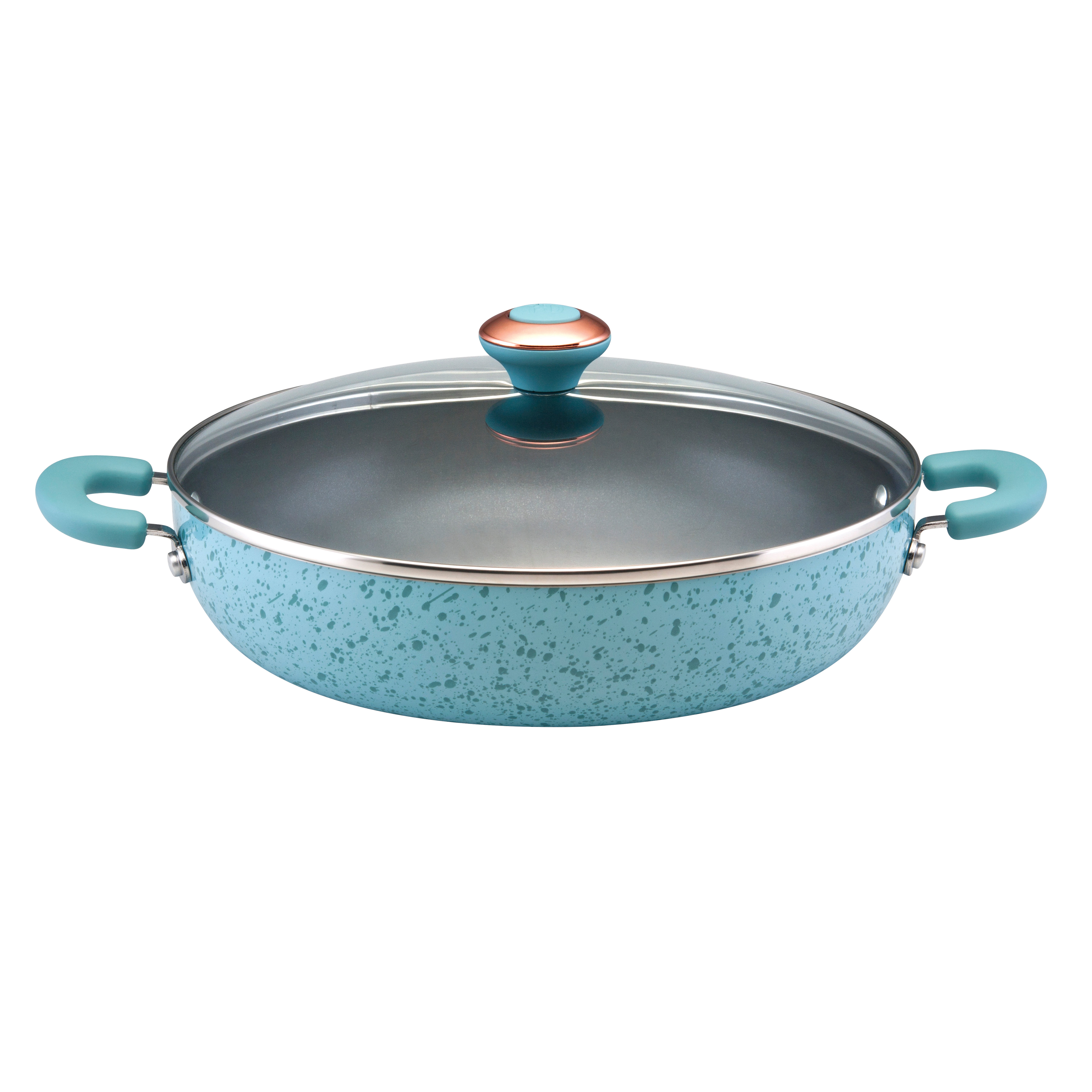 Paula Deen Signature 12 Non Stick Frying Pan With Lid Reviews Paula Deen Signature 12 Non Stick Frying Pan With Lid Reviews Wayfair