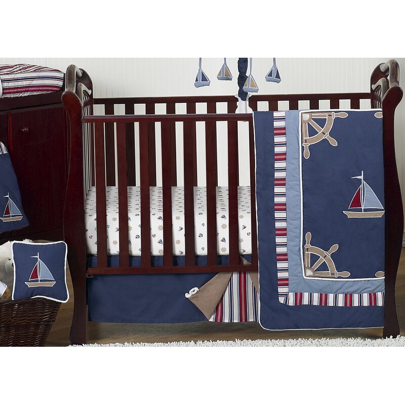 Sweet Jojo Designs Nautical Nights 11 Piece Crib Bedding Set Wayfair