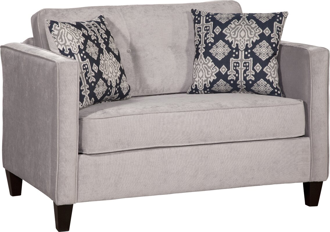 Willa Arlo Interiors Serta Upholstery Cia Sleeper Loveseat ...