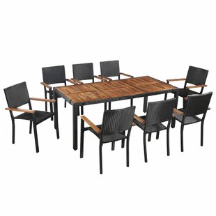 Eleanora 8 Seater Dining Set By Sol 72 Outdoor