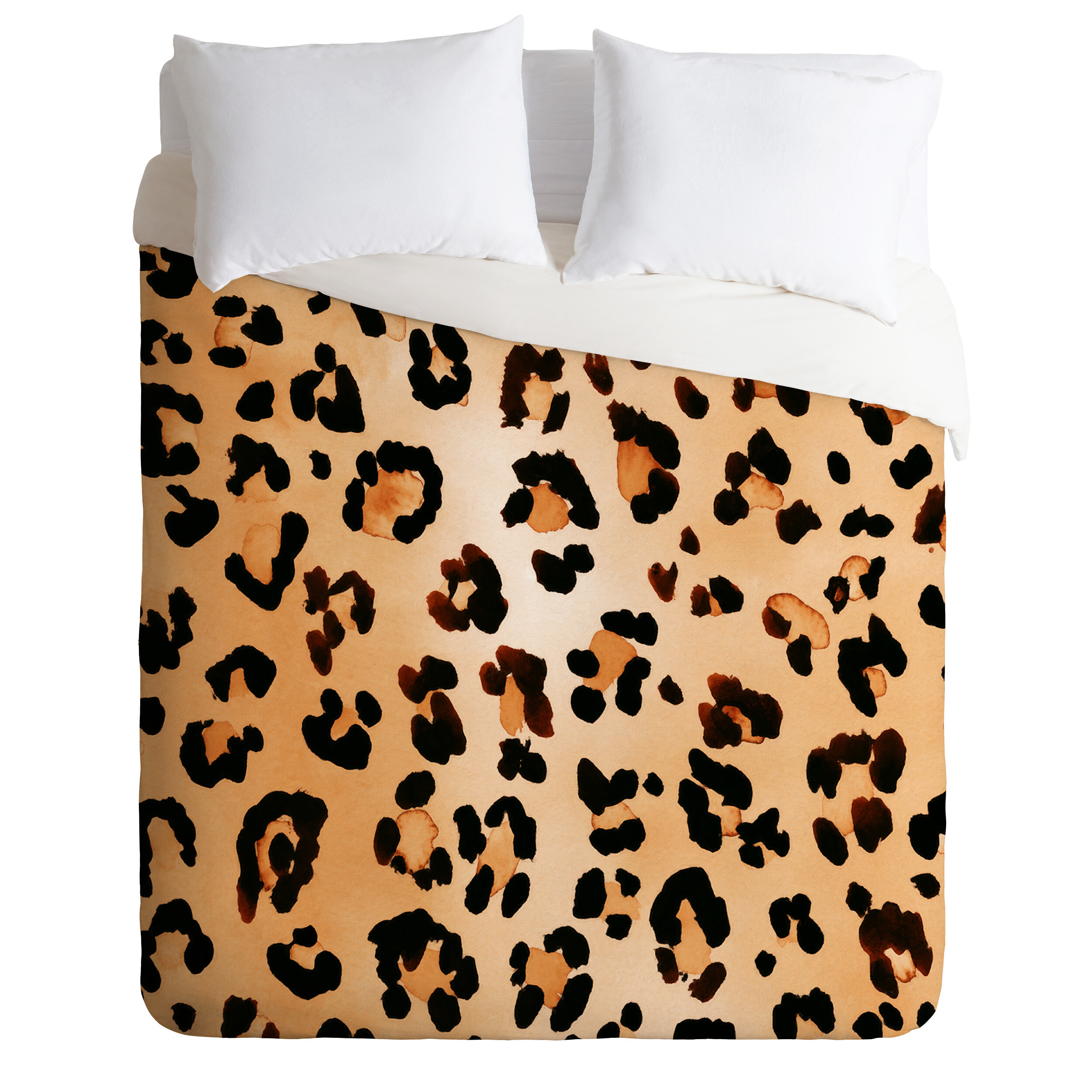 East Urban Home Amy Sia Animal Leopard Duvet Cover Set Wayfair