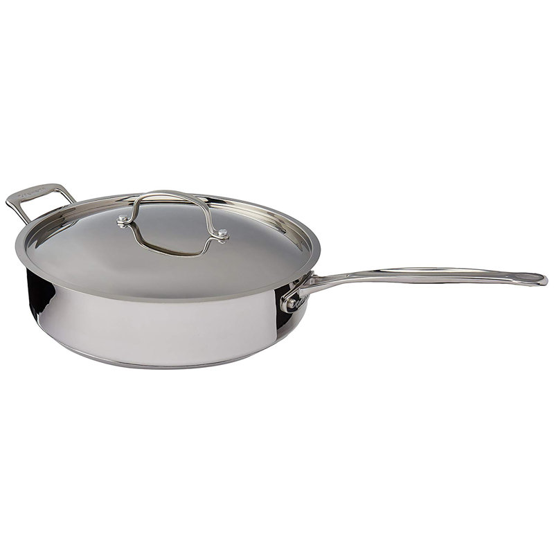 Cuisinart Chef's Classic Stainless Steel 5.5 Qt. Saute Pan with Lid