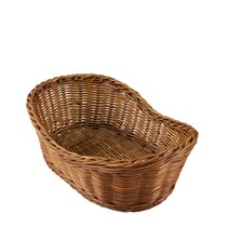 Chips Fruit Eco-Friendly Rustic Home Decor Wicker Bowls for Organizing Gifts Holder Empty 11.4 x 3.5 Inches Natural Water-Hyacinth Baskets for Serving 2-Piece Oval Woven Baskets for Bread 