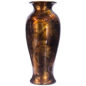 Round Tapered Ceramic Floor Vase