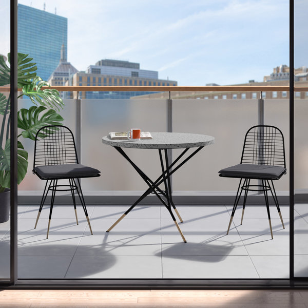 Modern Contemporary Cast Aluminum Patio Furniture Allmodern