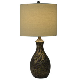 Hammered Copper Lamp Wayfair Abastos Hammered 23 5 Table Lamp