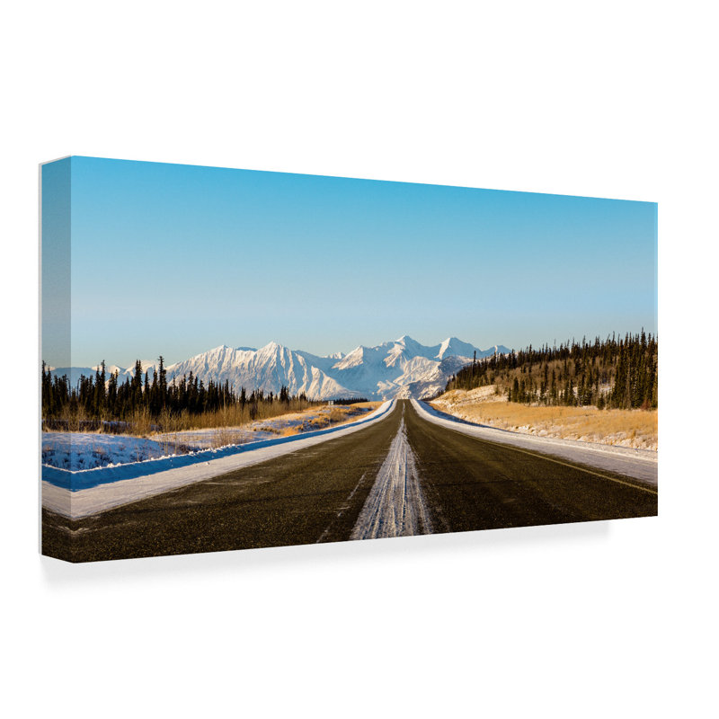 Millwood Pines Endless Road In Mountains Graphic Art Print On